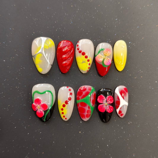 PRESS ON NAILS #011