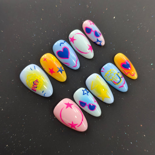 PRESS ON NAILS #012