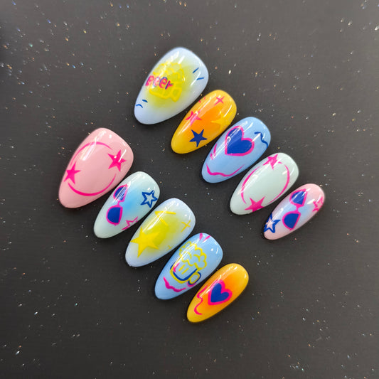 PRESS ON NAILS #008